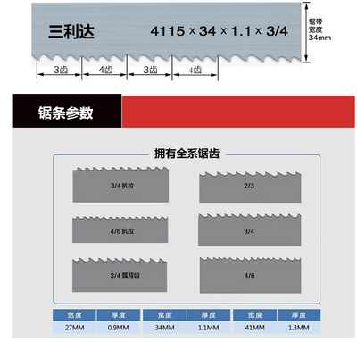 锯条三利达 进口材质 厂家直销(图3)